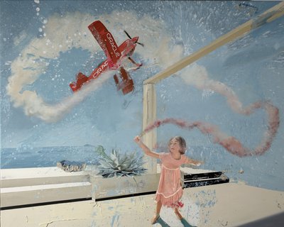 Ragazza fumosa in aereo da Nicola Pucci