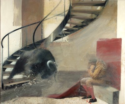 Toro delle scale con torero I, 2013 da Nicola Pucci