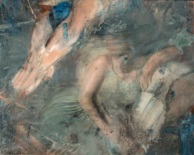 Donna sdraiata sul divano da Nicola Pucci