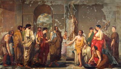 Focione ateniese rifiuta i doni di Alessandro da Nicola de Laurentiis