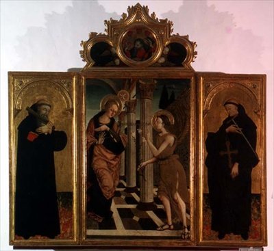 Trittico: pannello centrale raffigurante l