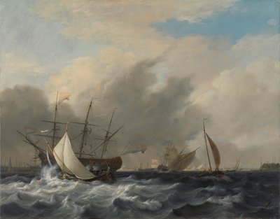 La nave da guerra della Marina 