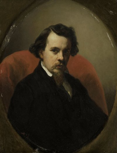 Ritratto di Charles Henri Joseph Leicker, pittore da Nicolaas Pieneman (signed by artist)