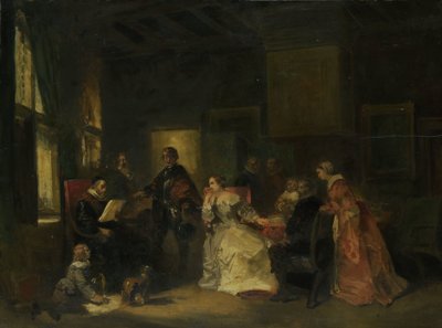 Scena storica con Guglielmo il Taciturno? da Nicolaas Pieneman