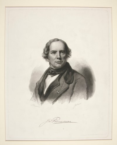Ritratto di J.W. Pieneman da Nicolaas Pieneman