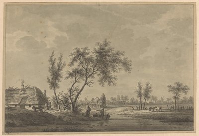 Veduta di Wijk bij Duurstede da Nicolaas Wicart