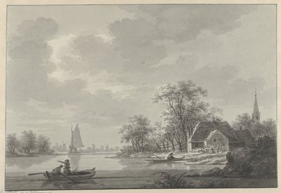 Il villaggio di Capelle aan de IJssel da Nicolaas Wicart