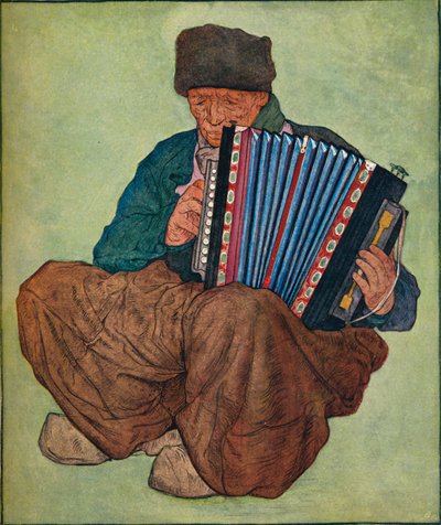 Un musicista di Volendam da Nicolaas Wilhelm Jungmann