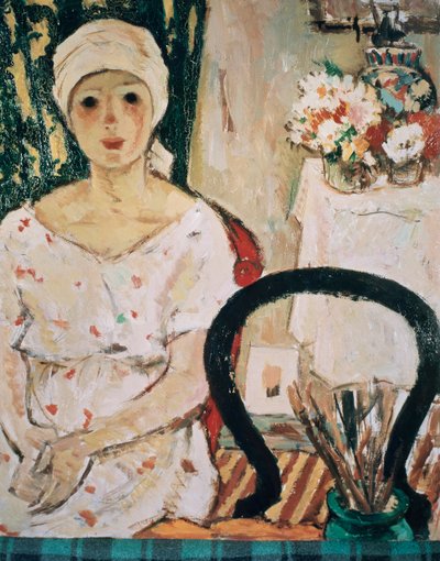 Donna in un interno da Nicolae Tonitza