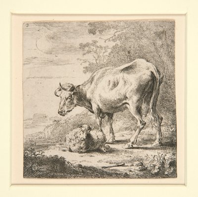 Il Gruppo delle Mucche, con la Lattaia da Nicolaes Berchem