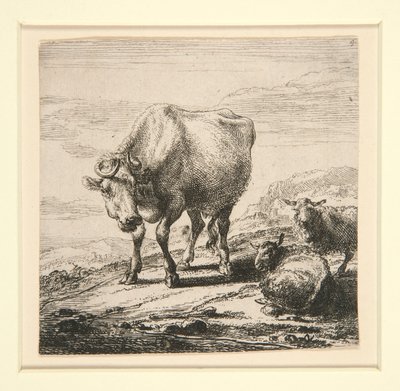 Il gruppo delle mucche, con la lattaia da Nicolaes Berchem