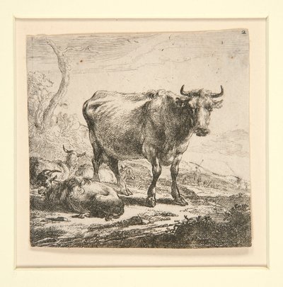 Il gruppo delle mucche, con la lattaia da Nicolaes Berchem
