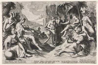 Il Giudizio di Mida, 1589 da Nicolaes Clock