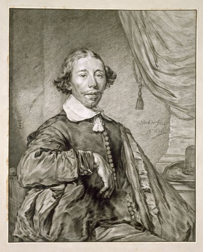 Ritratto di un uomo, 1681 da Nicolaes Jansz Visscher