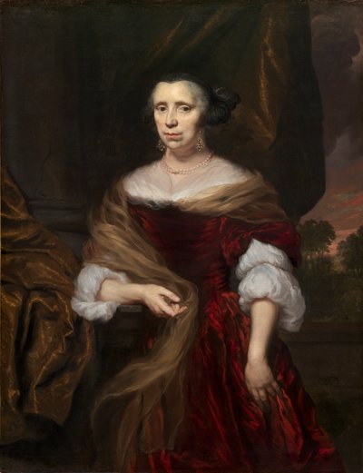 Ritratto di una signora da Nicolaes Maes