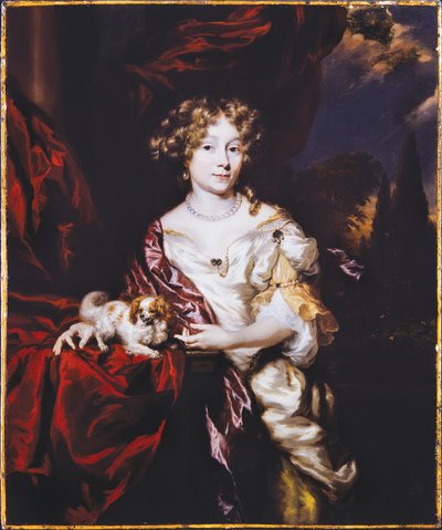 Ritratto di una signora, 1677 da Nicolaes Maes