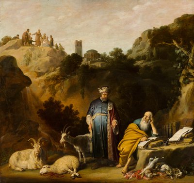 Ippocrate visita Democrito da Nicolaes Cornelisz Moeyaert