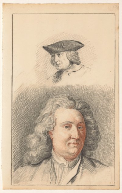 Due teste di uomini da Nicolaes Muys