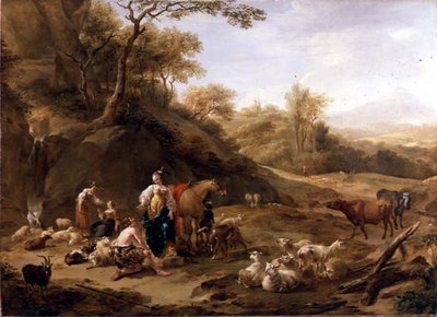 Granida e Daifilo da Nicolaes Pietersz. Berchem