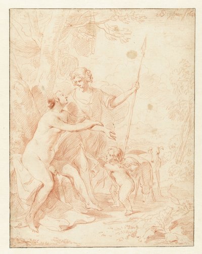 Venere, Adone e Cupido da Nicolaes Pietersz Berchem