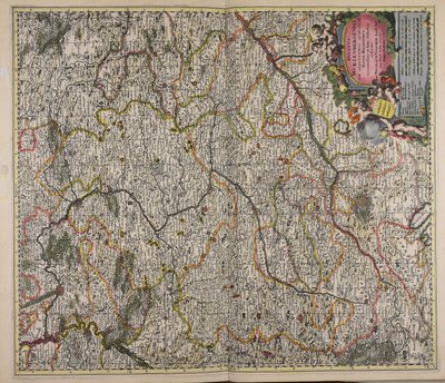 Ducatus Wurtenbergensis cum adjacentibus quibusdam Sueviae regionibus accuratissime in hanc tabulam redactus da Nicolaes Visscher