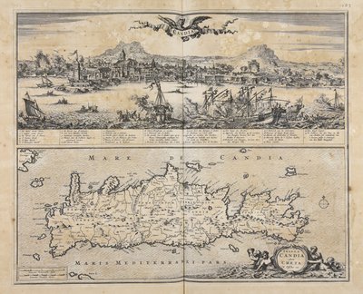 Insula Candia olim Creta / N. Visscher exc. da Nicolaes Visscher
