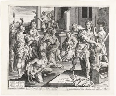 Adorazione dei Magi da Nicolaes de Bruyn