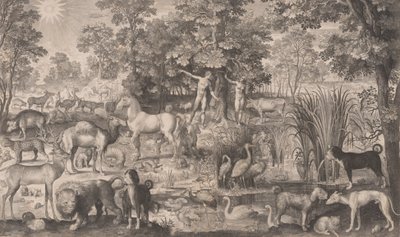 Adamo ed Eva in Paradiso, 1631 da Nicolaes de Bruyn