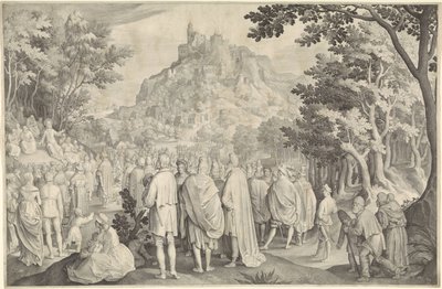 Discorso della montagna da Nicolaes de Bruyn