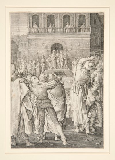 Cristo mostrato al popolo (Serie della Passione) da Nicolaes de Bruyn
