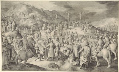 Cristo sulla croce da Nicolaes de Bruyn