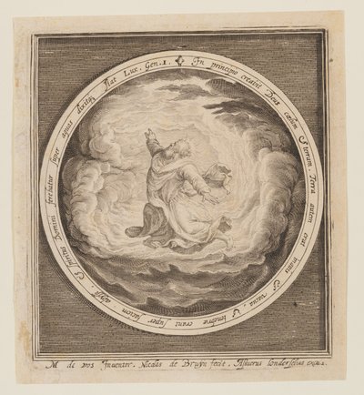 Il primo giorno: La creazione del cielo e della terra, dalla creazione alla cacciata dal paradiso da Nicolaes de Bruyn