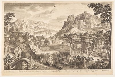 Osea e la prostituta Gomer da Nicolaes de Bruyn