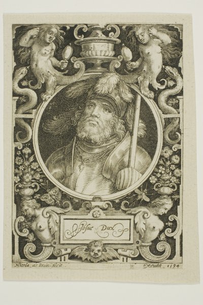 Giosuè, quarta tavola da I nove degni di nota da Nicolaes de Bruyn