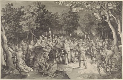 Bacio di Giuda e arresto di Cristo da Nicolaes de Bruyn