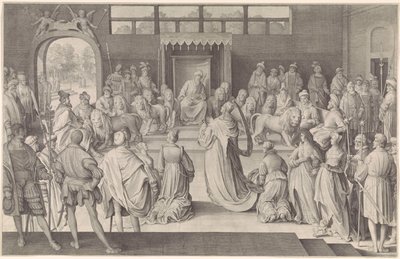 Salomone riceve la regina di Saba da Nicolaes de Bruyn