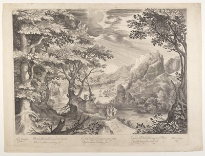 I discepoli sulla via di Emmaus da Nicolaes de Bruyn
