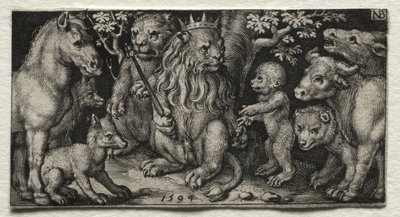 Il re delle bestie da Nicolaes de Bruyn