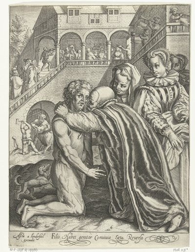 Ritorno del figliol prodigo da Nicolaes de Bruyn