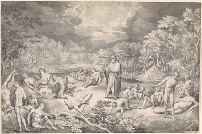 Visione di Ezechiele sulla valle delle ossa da Nicolaes de Bruyn
