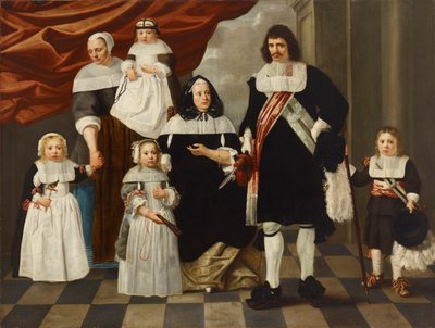 Ritratto di una famiglia da Nicolaes de Helt Stockade