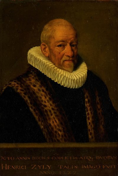 Ritratto di Henricus van Zijl (1545-1627) da Nicolaes van Borculo