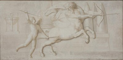 Achille e il centauro Chirone da Nicolai Abildgaard