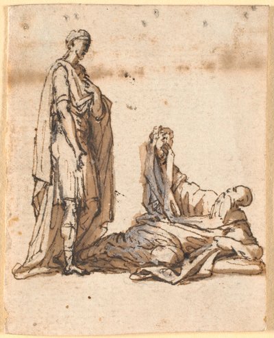 Diogene chiede ad Alessandro di spostarsi per far passare il sole da Nicolai Abildgaard