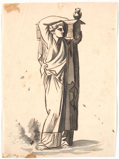 Figura femminile che porta un