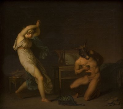 Fotis vede il suo amante Lucius trasformato in asino. Motivo da L