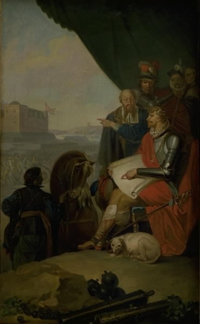 Federico II costruisce il castello di Kronborg a Elsinore da Nicolai Abildgaard