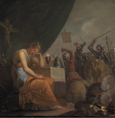 Gerarchia al suo apice al tempo delle crociate da Nicolai Abildgaard