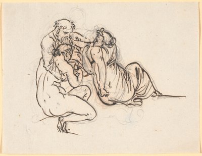 Lot e le sue figlie da Nicolai Abildgaard