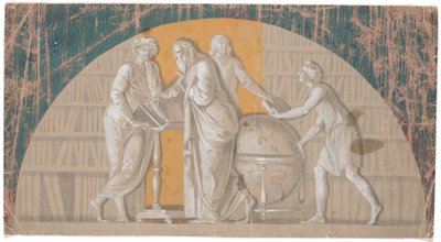 Fondazione della Biblioteca Reale da Nicolai Abildgaard